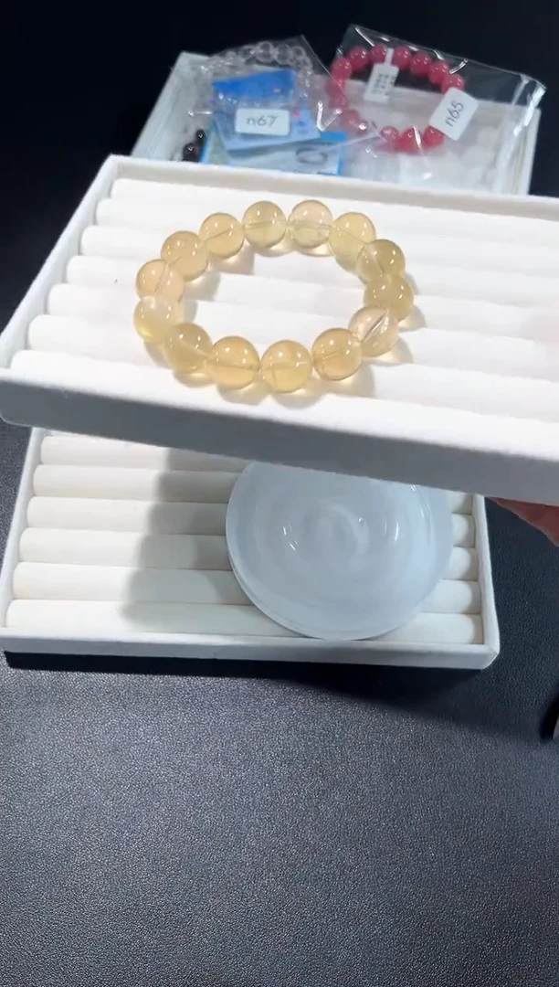 未镶嵌手链水晶68n多样性发其一【1条】默认微瑕16mm