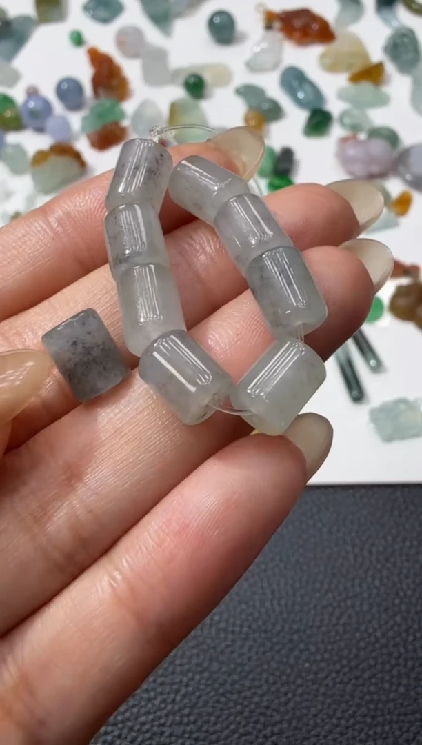 未镶嵌定制翡翠8.7*6.8