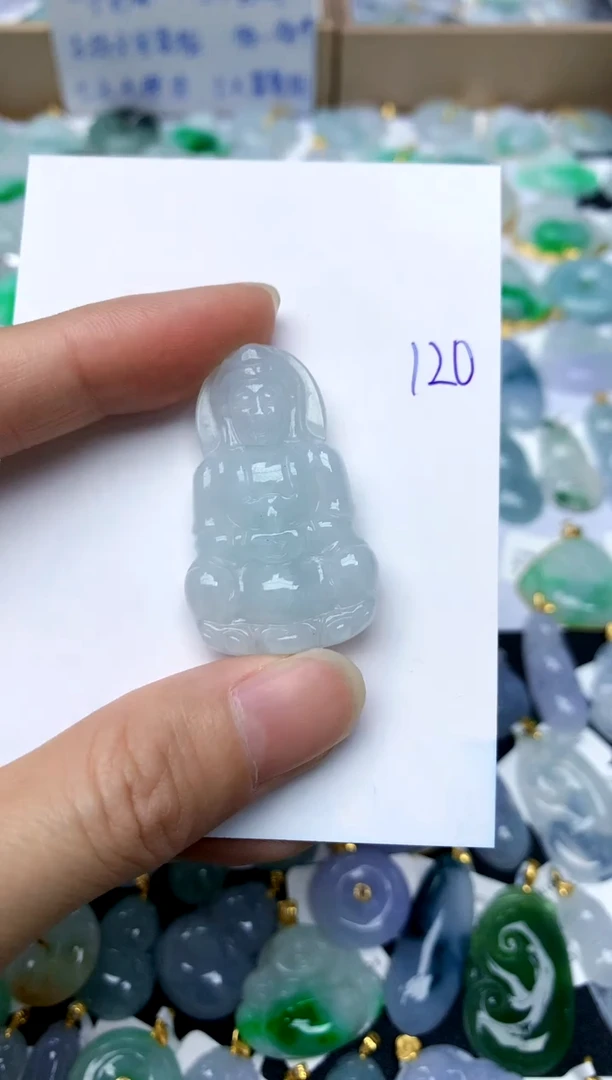 【闪购商品】翡翠颈饰未镶嵌120天然A货翡翠