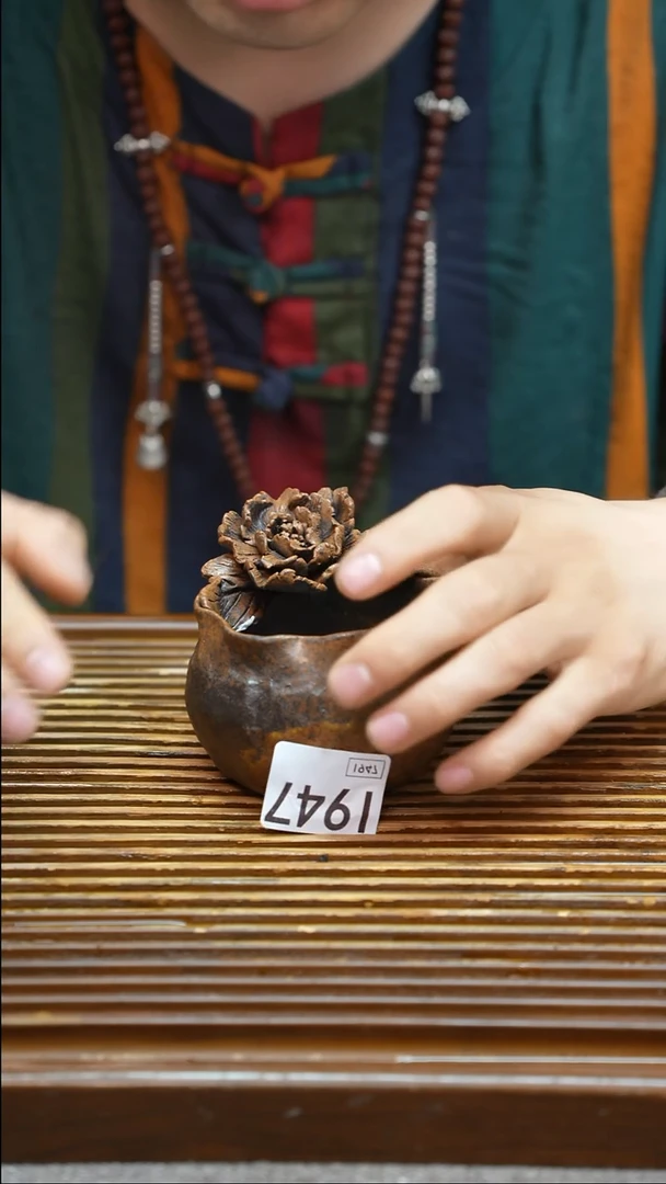 万古烧粗陶手工茶具