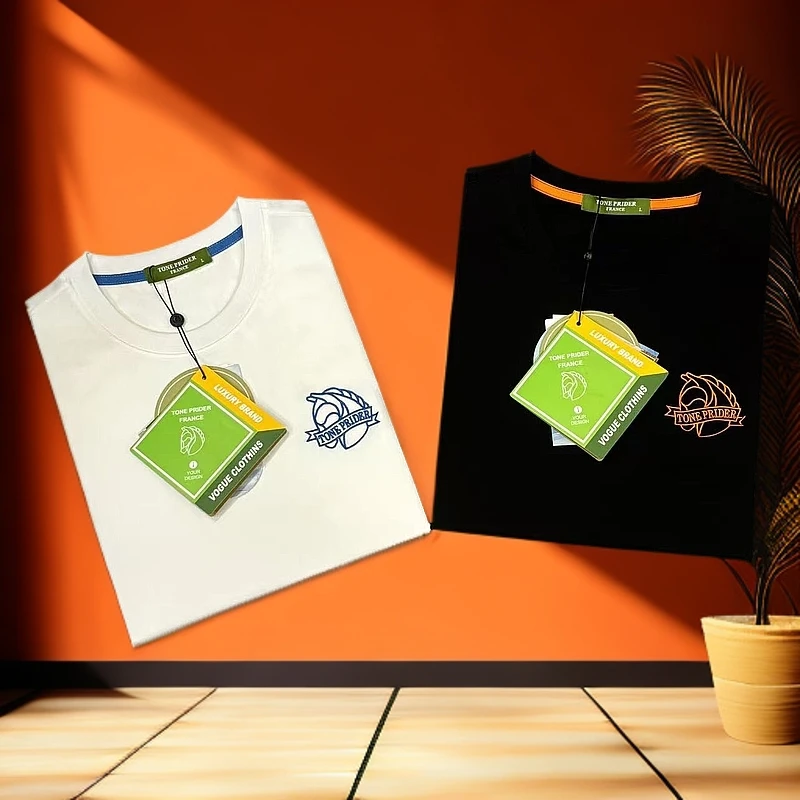 男士时尚圆领短袖6910