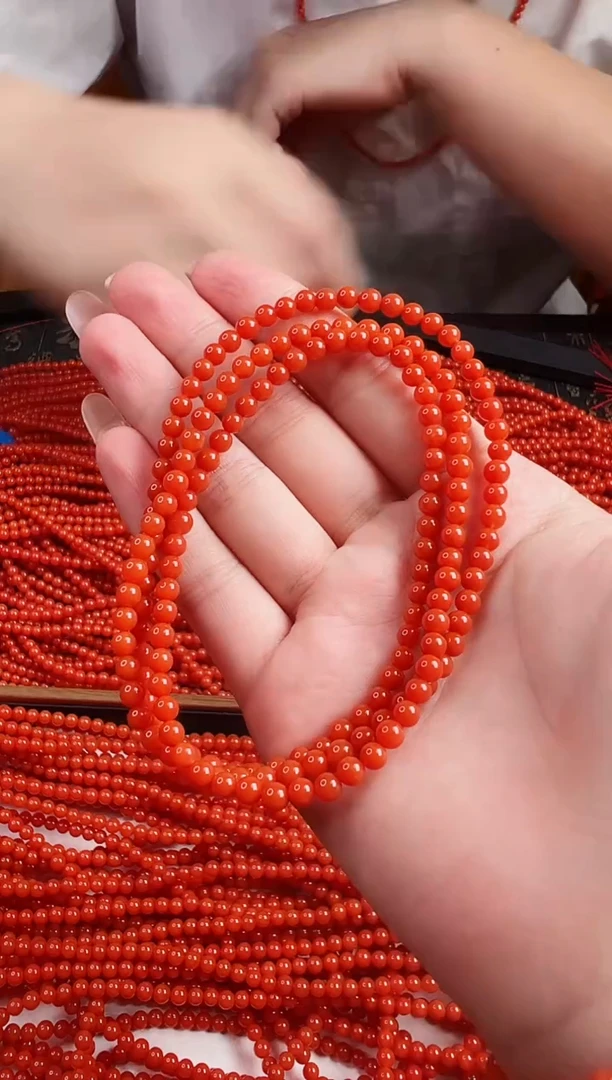 未镶嵌手串南红玛瑙保山阿东寨老南红亮光4+