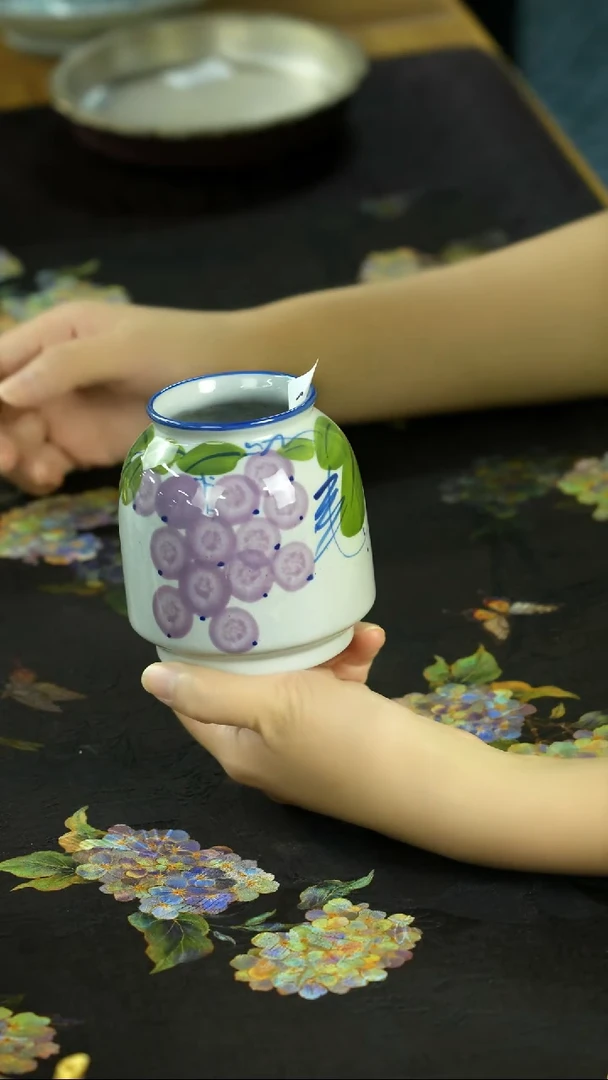 千款手绘茶具直接炸