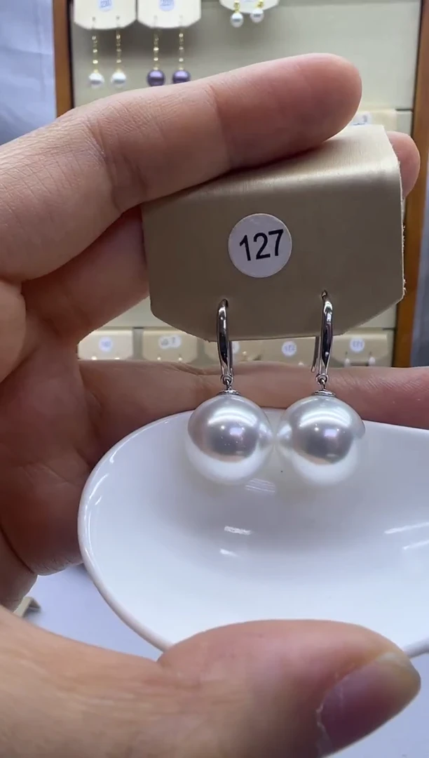 未镶嵌耳饰淡水珍珠127