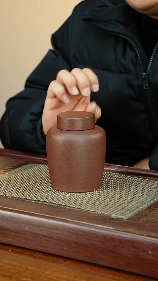 宜兴原矿紫砂茶叶罐