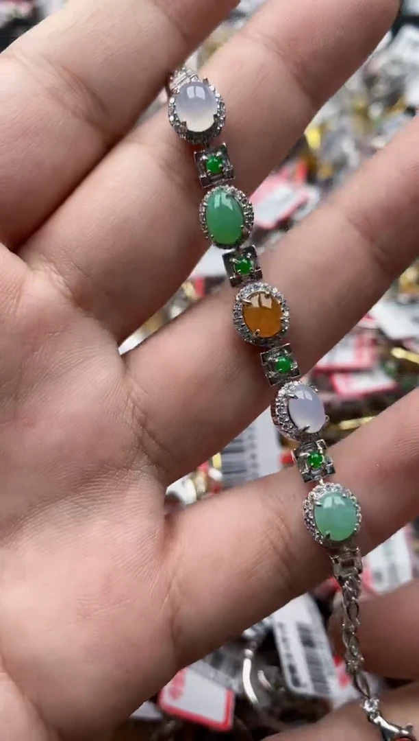 【闪购商品】翡翠戒指银S925镶嵌33333---6