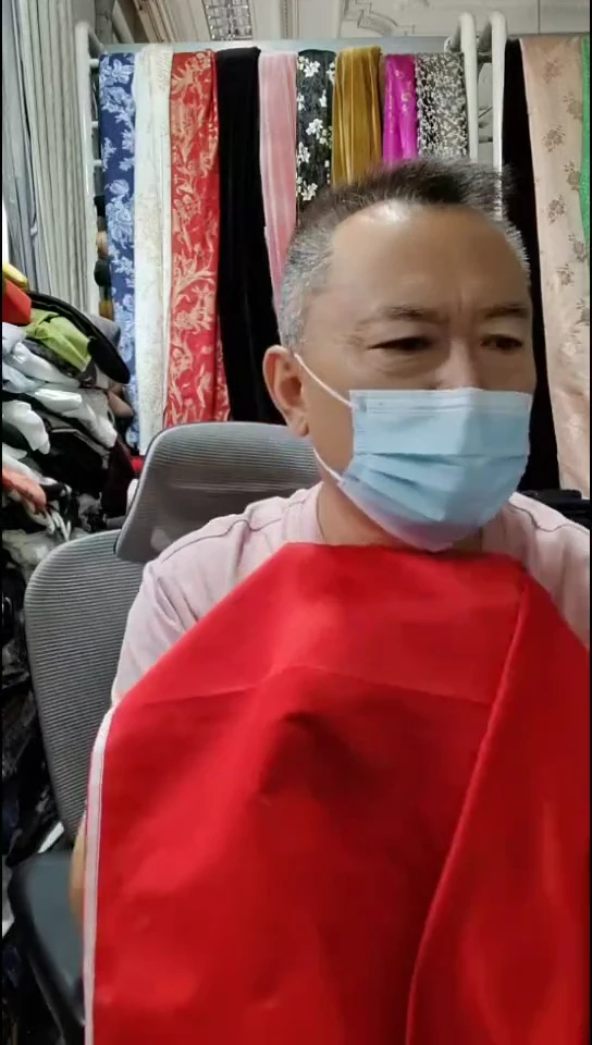 红色纯色织锦缎布料
