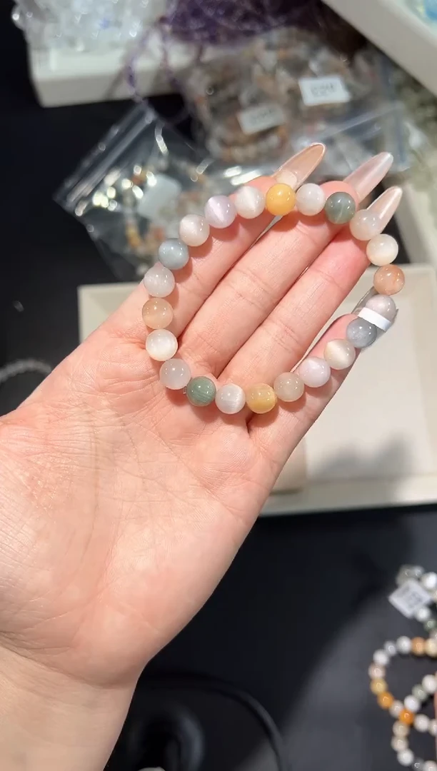 未镶嵌手串水晶26p多样性发其一【1条】默认微瑕8mm