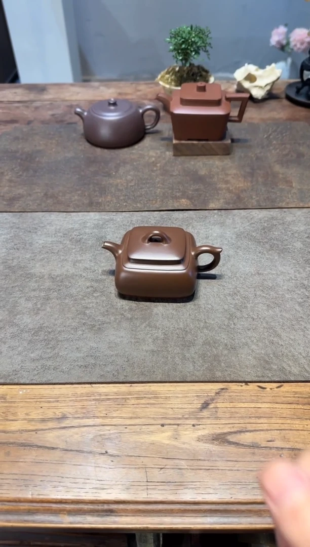 茶壶紫砂幻***3长四方紫砂壶