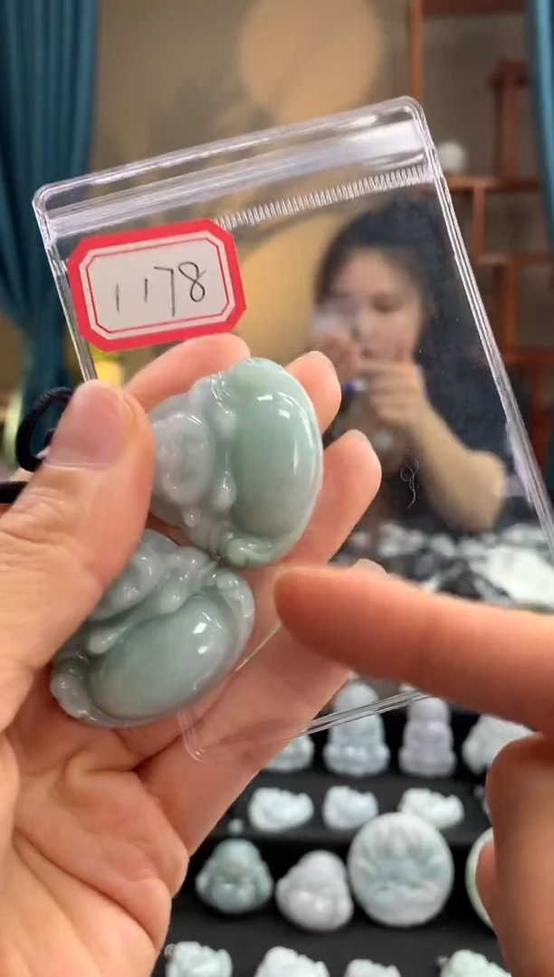 翡翠未镶嵌颈饰佛公1178多样性发一件