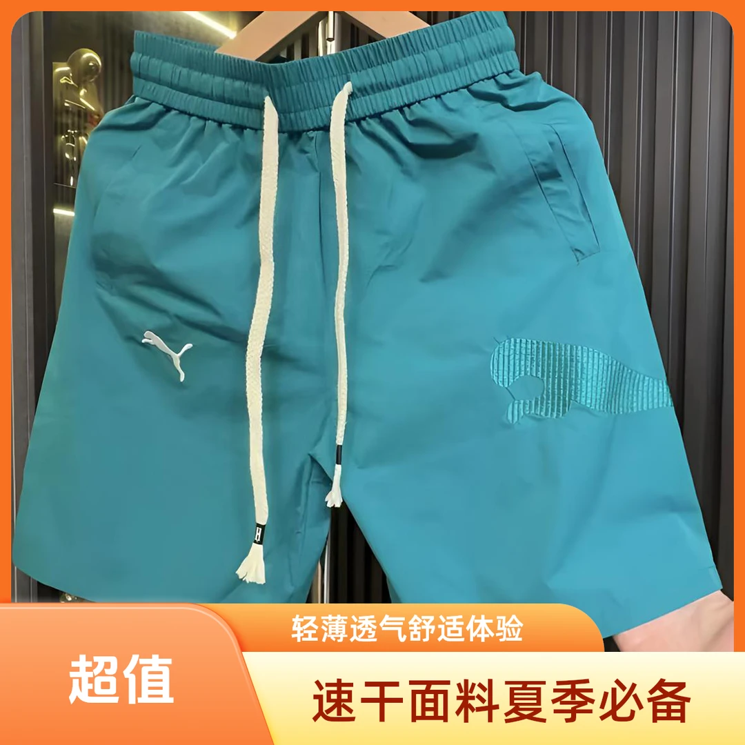 夏季新款薄料速干防晒时尚休闲运动短裤潮流百搭多色短裤2025男款