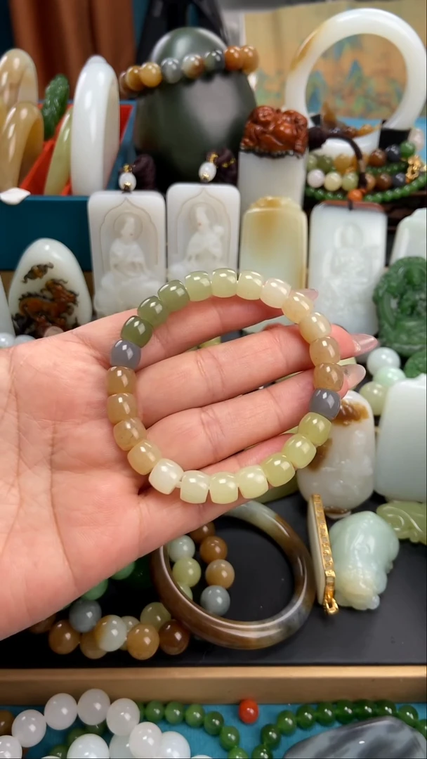 未镶嵌手串和田玉手串