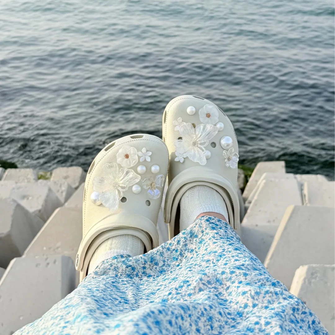 【蝶舞琉璃】洞洞鞋鞋花配饰女装饰（不含鞋）