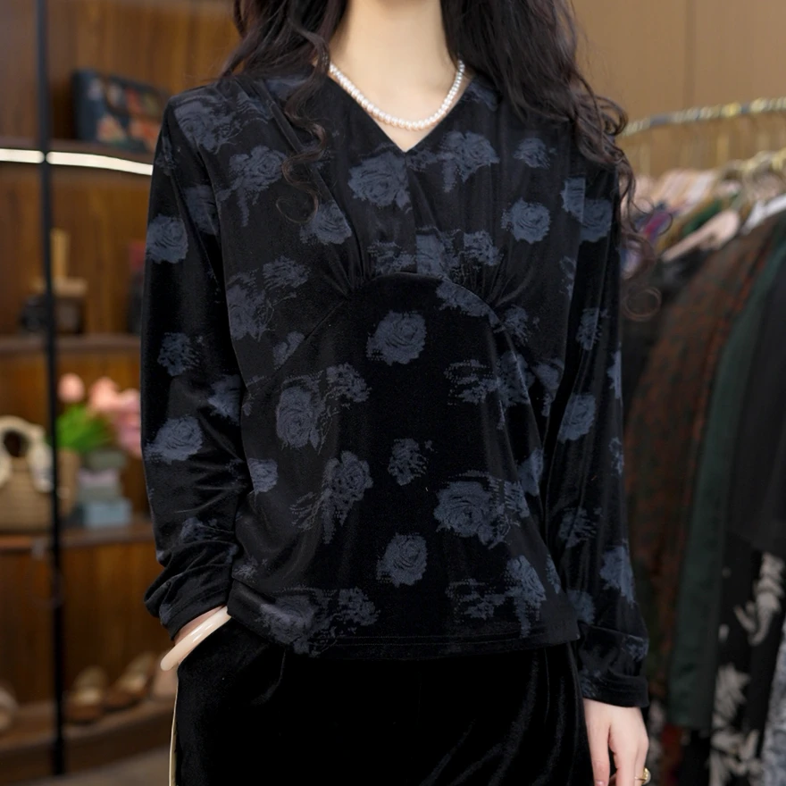 1058-33新款女士打底衫上衣小衫