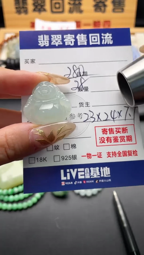 颈饰未镶嵌翡翠10146981