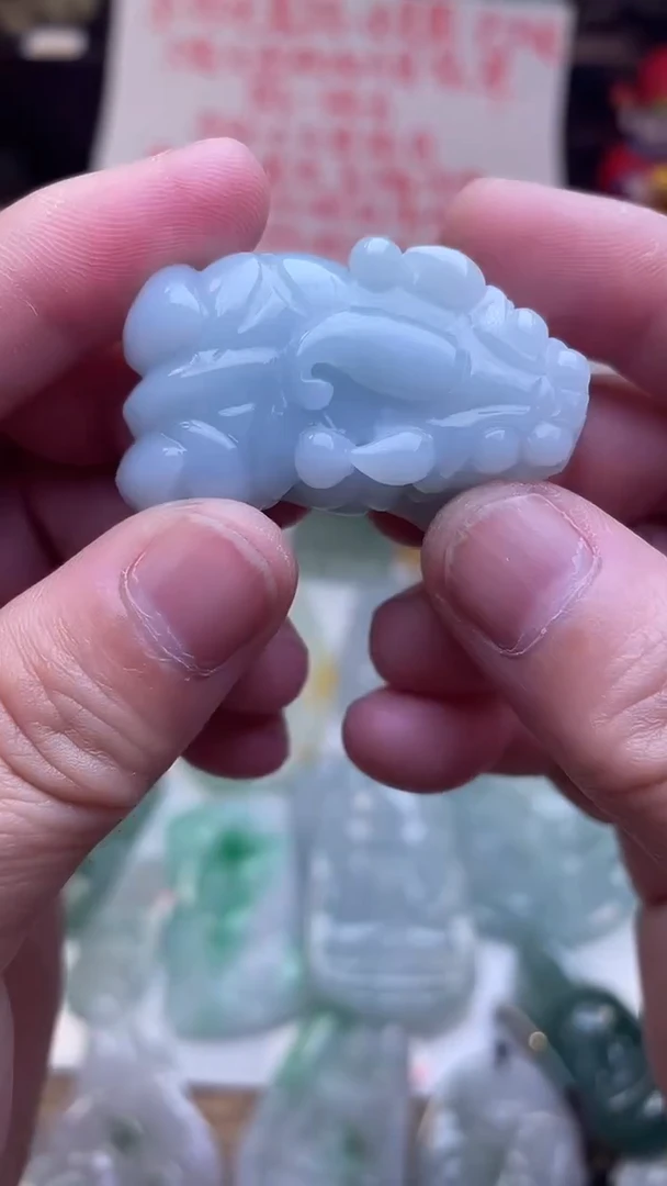 颈饰未镶嵌翡翠貔貅