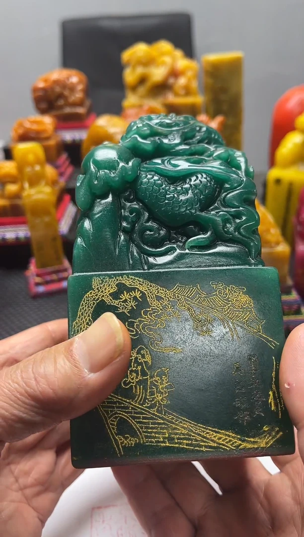 寿山石印石静*精品印章