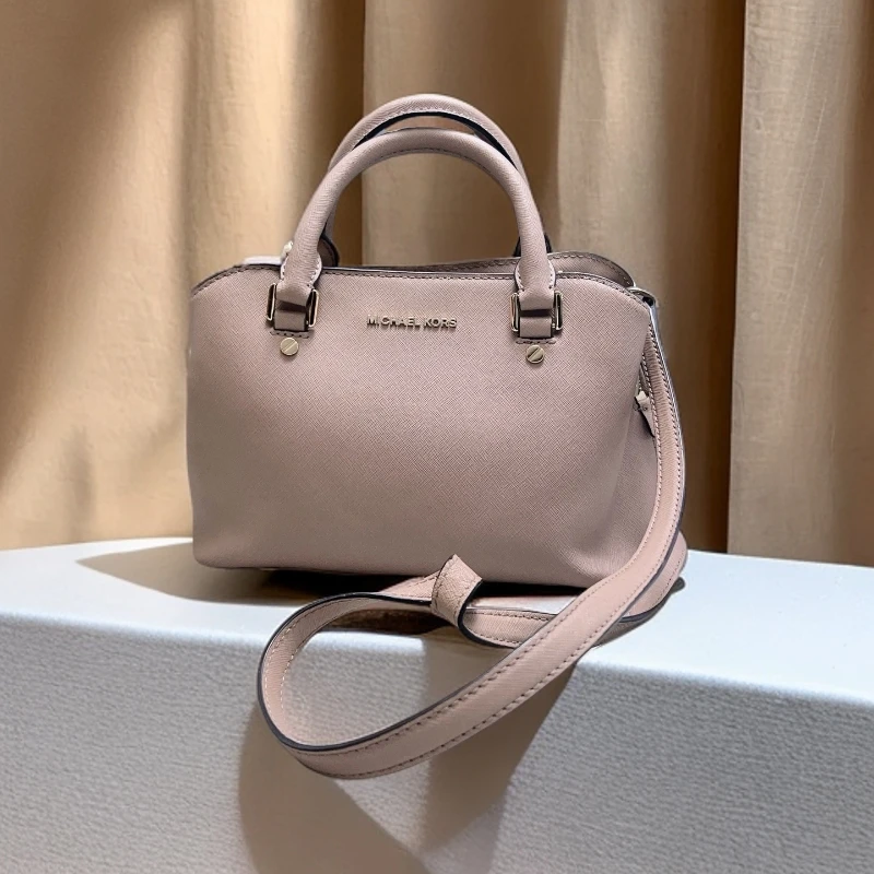 95新 MICHAEL KORS/迈克高仕   粉色手提斜挎包 1851 4085