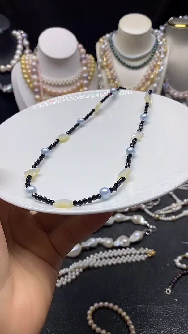 颈饰未镶嵌淡水珍珠多人