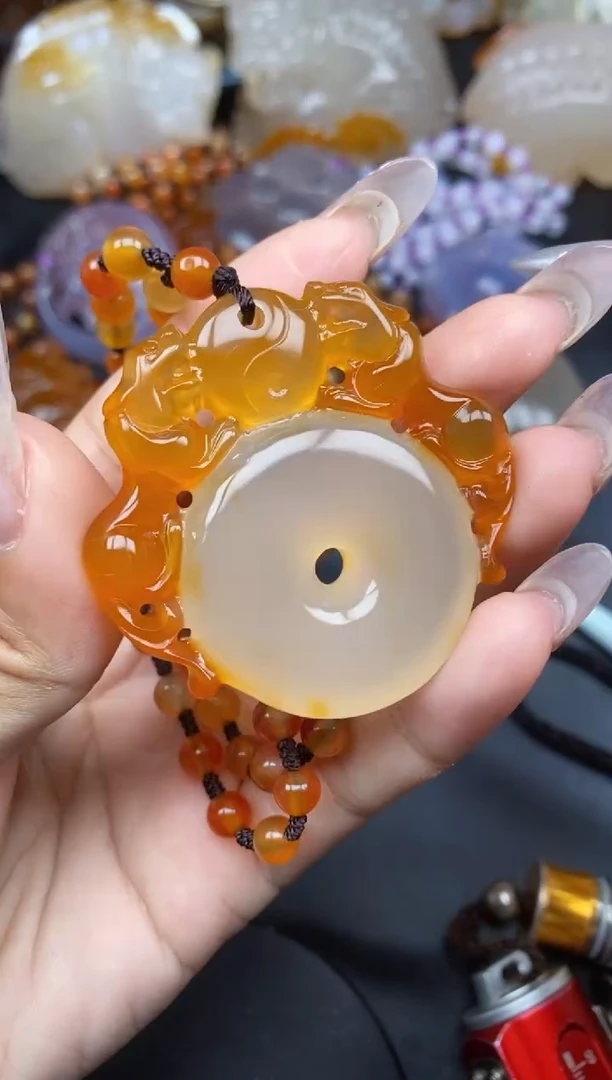 【闪购商品】玛瑙/玉髓颈饰未镶嵌ll