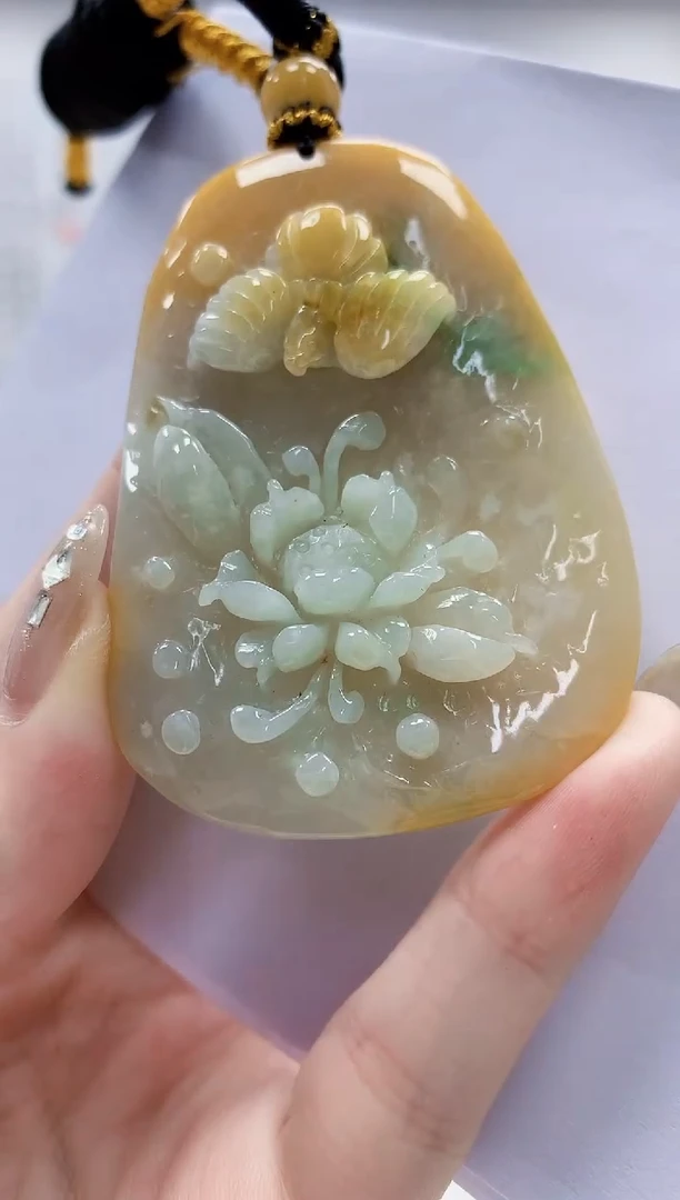 未镶嵌定制翡翠5060jw-毛货挂件37