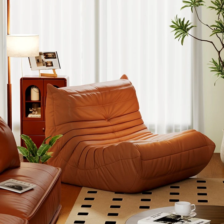 单人椅毛毛虫懒人沙发榻榻米客厅阳台爆款网红休闲沙发椅摇极简椅