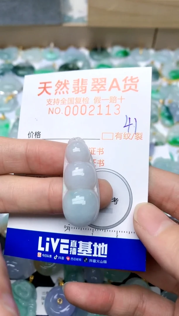 【闪购商品】翡翠颈饰未镶嵌41天然A货翡翠