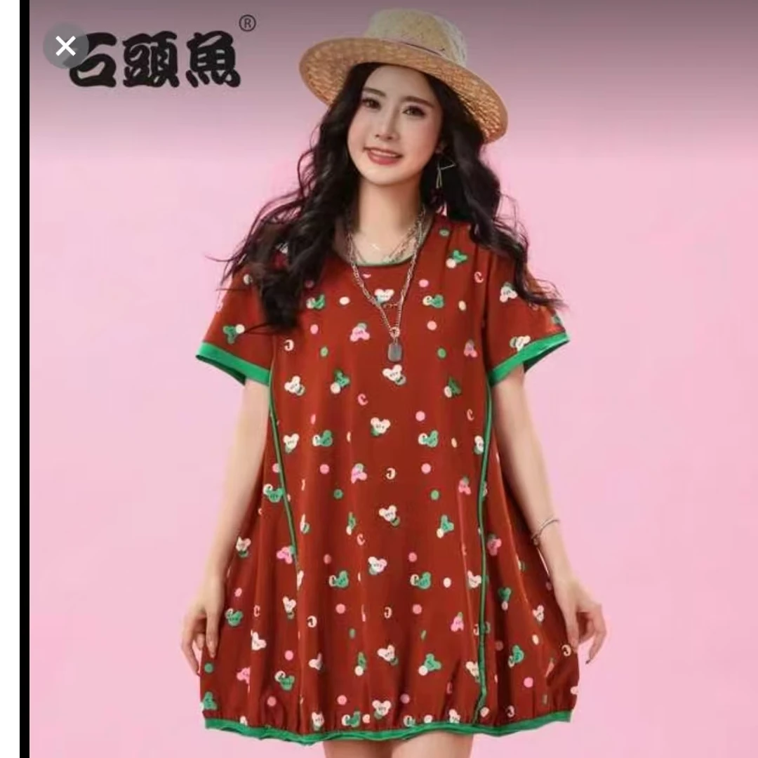 25070石头鱼2025春夏新款阔版女上衣