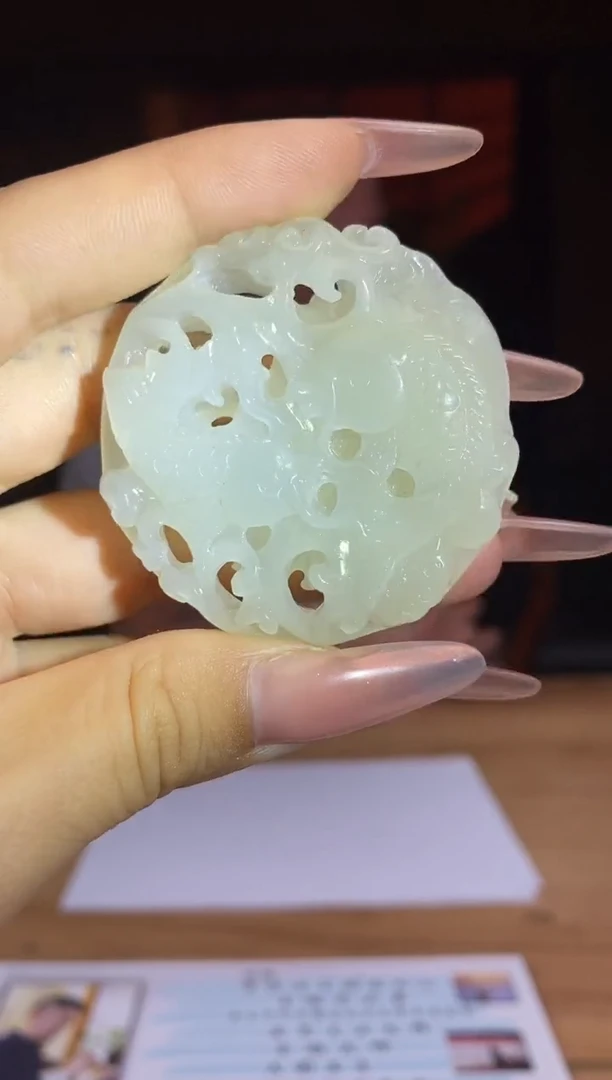 和田玉未镶嵌颈饰A479