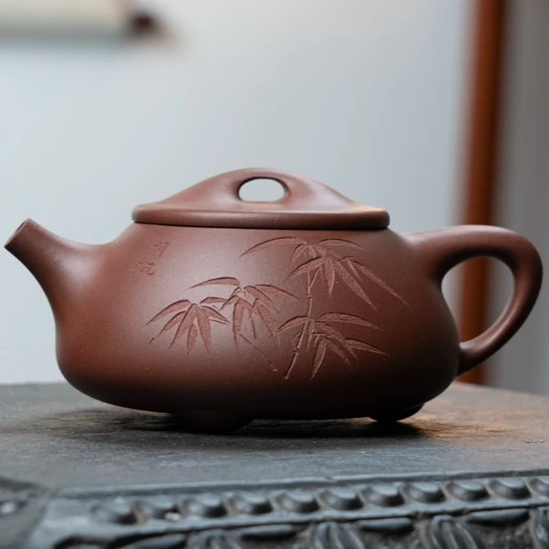 合道本山原矿底槽清（黄龙源品牌泥）[景舟石瓢]约290毫升紫砂壶