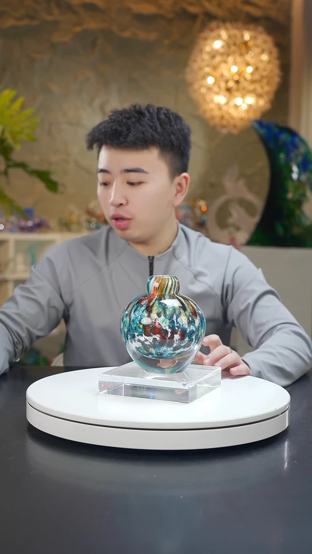 手工艺品琉璃森*莫奈花园设计款香薰瓶