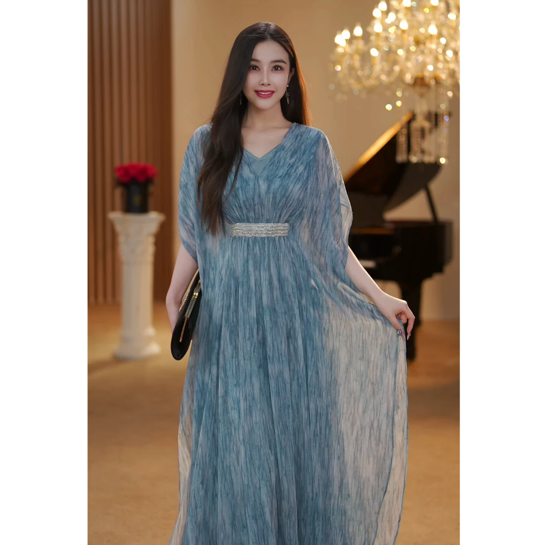 【JOSIE定制】凌波微步 小众高级显瘦时尚日常度假风连衣裙-YL60066