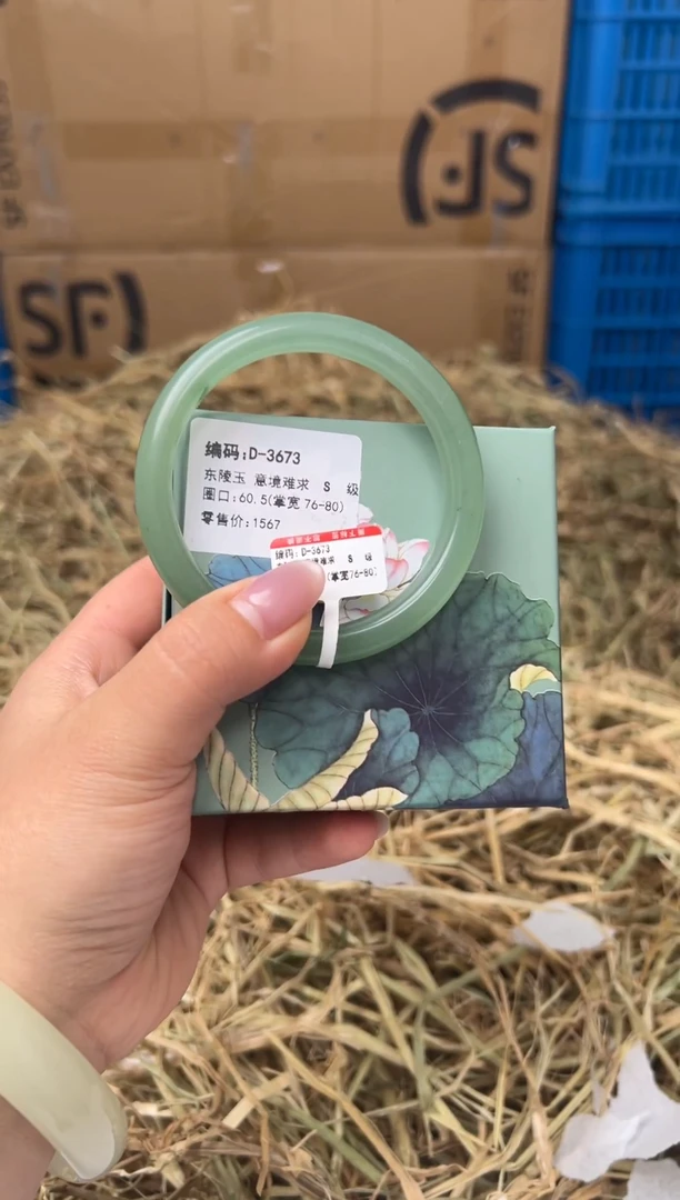 未镶嵌手镯石英质玉D-3673