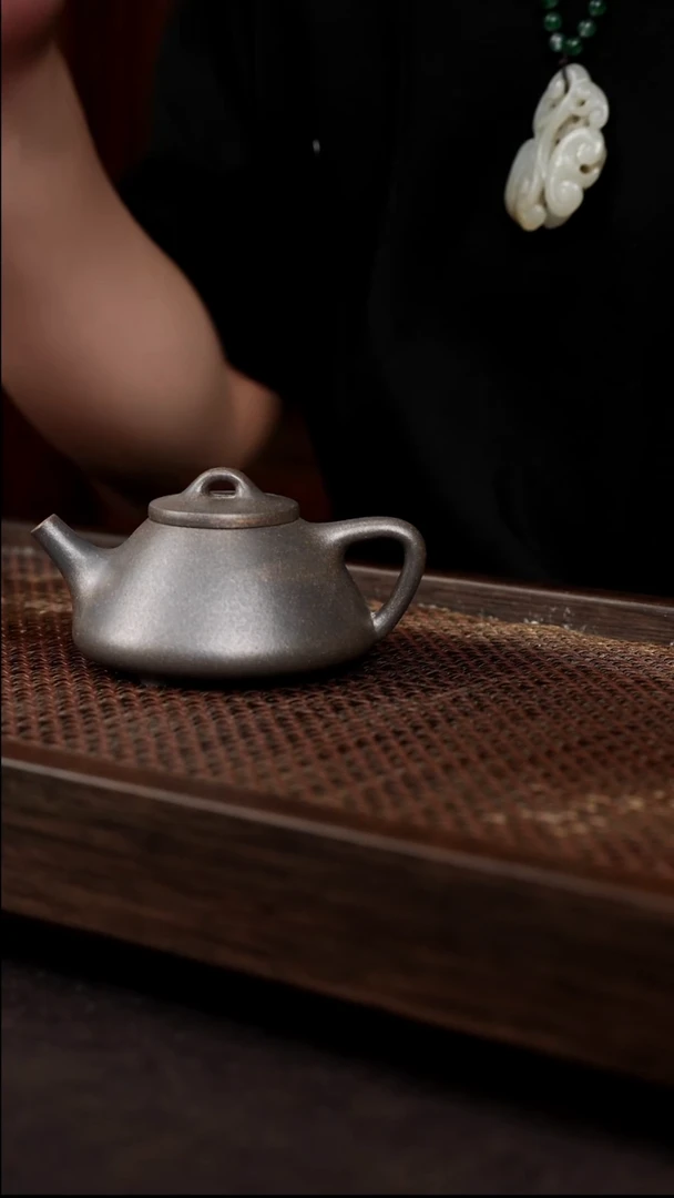 茶壶紫砂桃花泥还原烧子冶