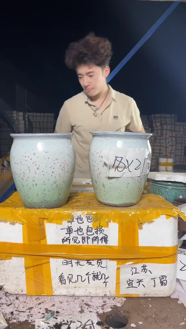 紫砂花盆紫砂花盆宜兴紫砂粗陶花盆18*21