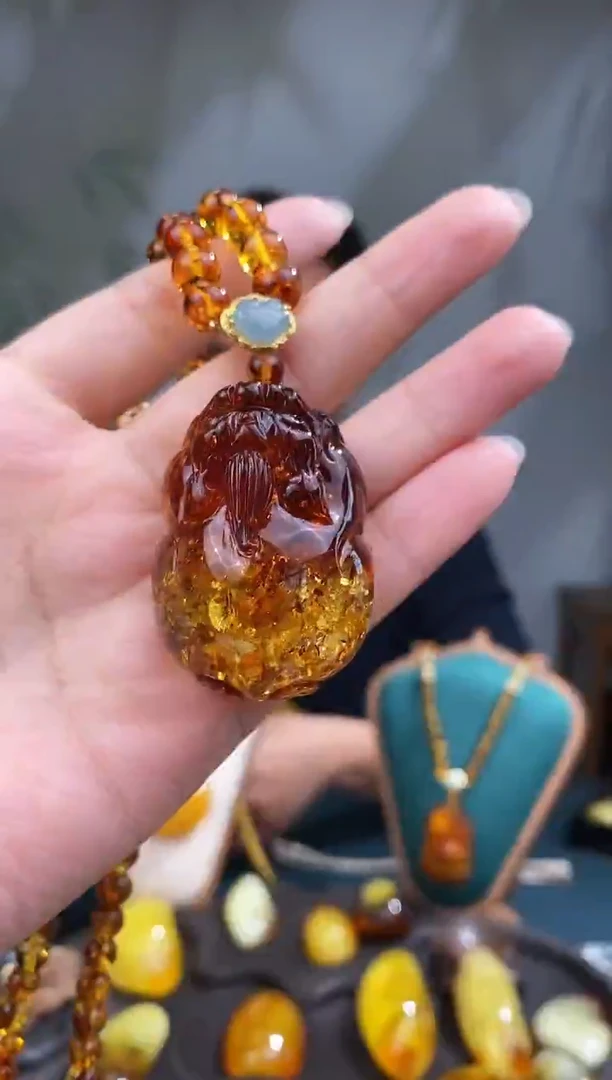 裸石琥珀未镶嵌 基地发货 一物一证 顺丰包邮