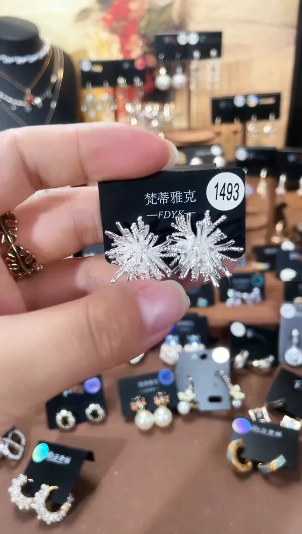 合金925银锆石梵1493