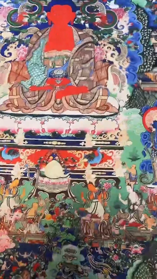 卷轴画古或今藏甄选唐卡048