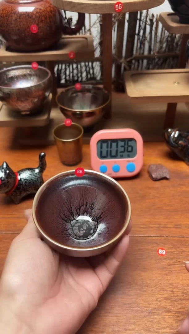 茶盏星*。85号建盏工匠茶器