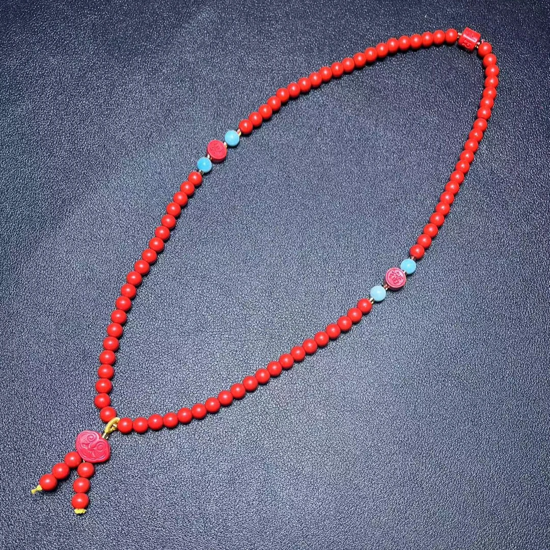 含辰砂工艺品S7134【盛年珠宝】朱砂如意红项链-送礼佳品