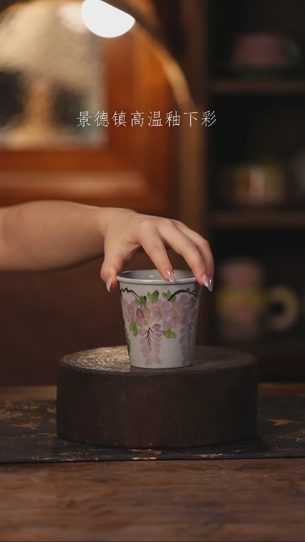 陶瓷景德镇高温釉下手绘陶瓷164