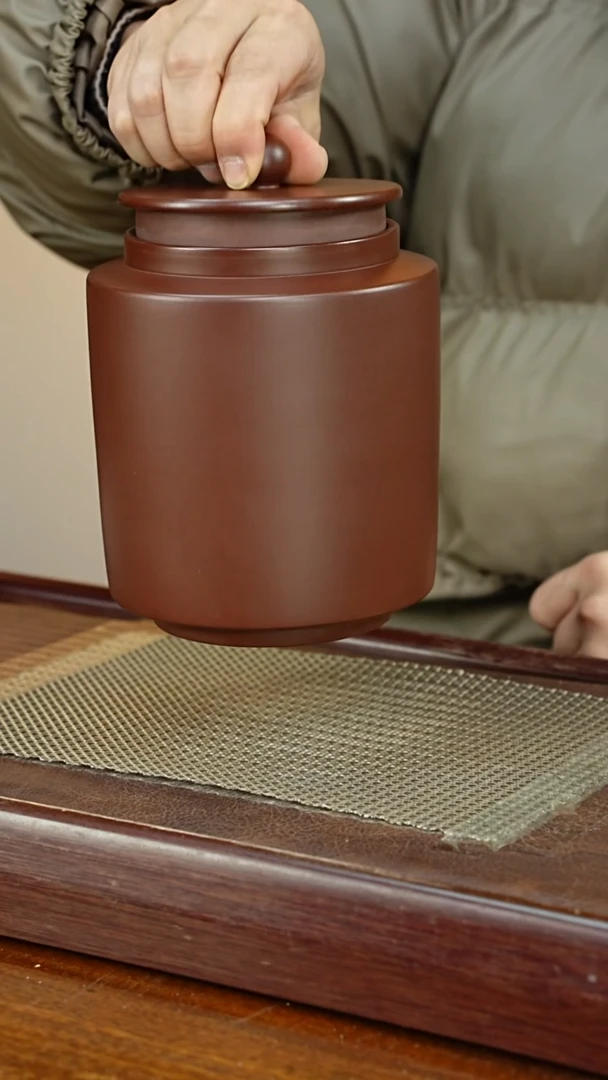 宜兴原矿紫砂茶叶罐