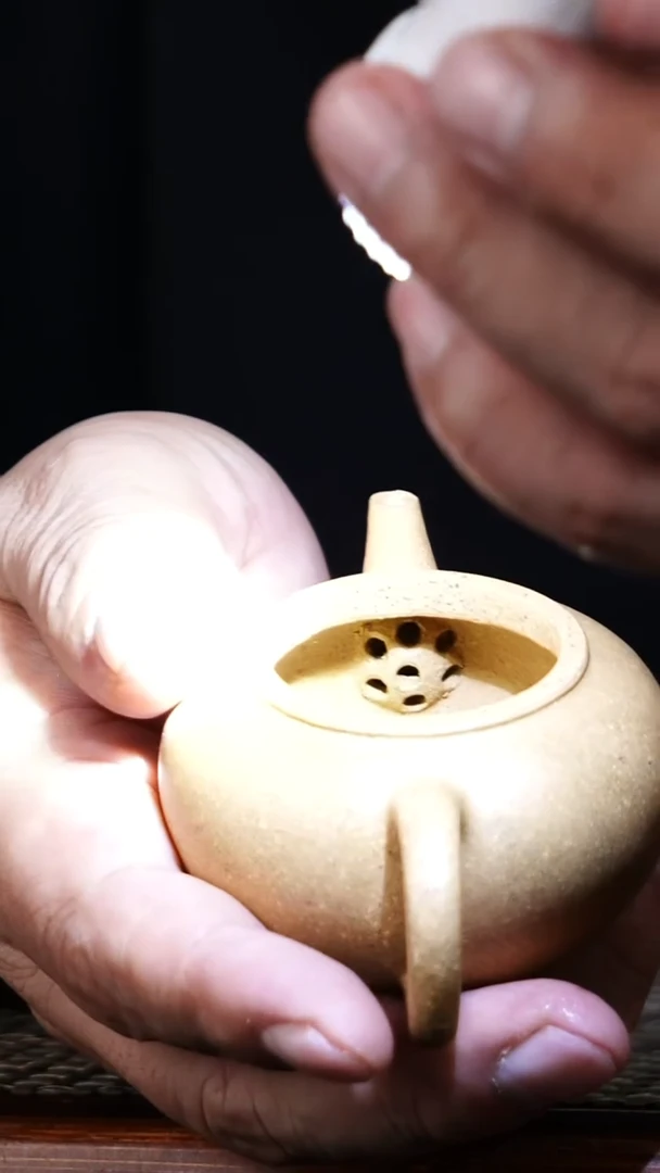 茶壶紫砂原矿黄金段泥水平小