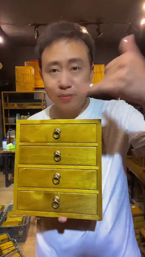 木金丝楠木制品四抽25*23*16.5