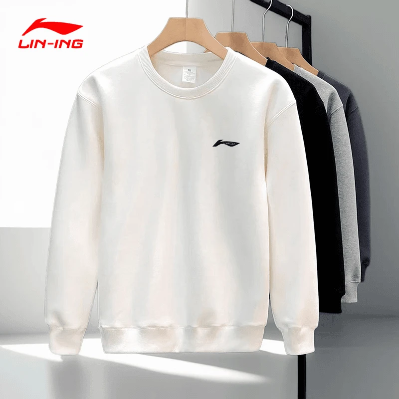 运动卫衣男女款春秋冬季圆领加绒长袖常规休闲情侣款打底衫上衣男