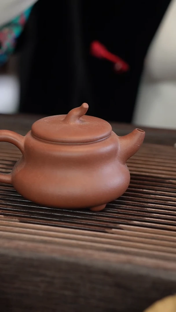 茶壶紫砂宽口 网孔裂 葫芦