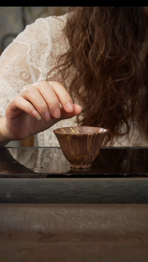 茶壶紫砂10 绞泥杯 原矿紫砂