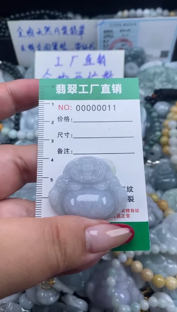 翡翠未镶嵌颈饰天然A货翡翠0011