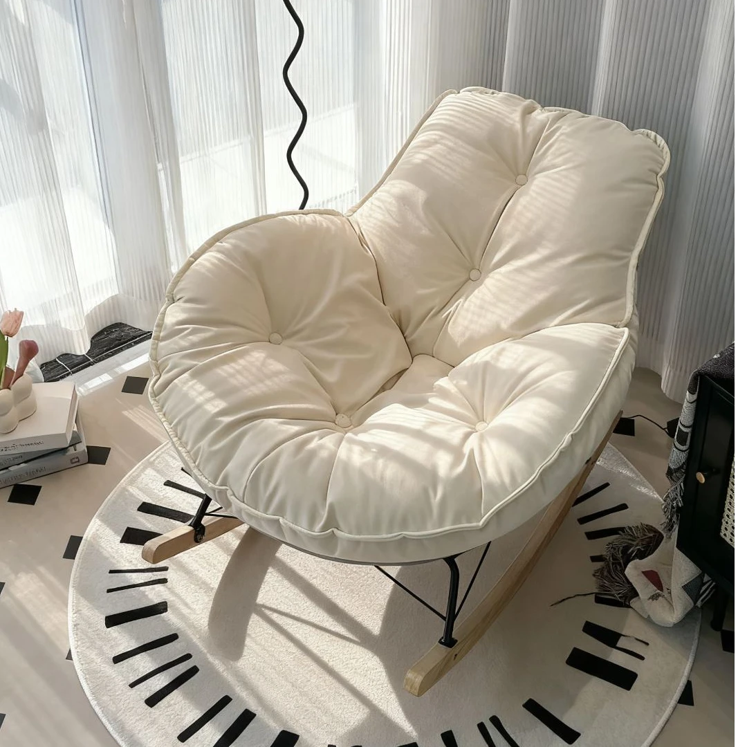逍遥椅懒人躺椅沙发躺椅客厅卧室家用室内休闲椅蛋壳摇摇椅转椅