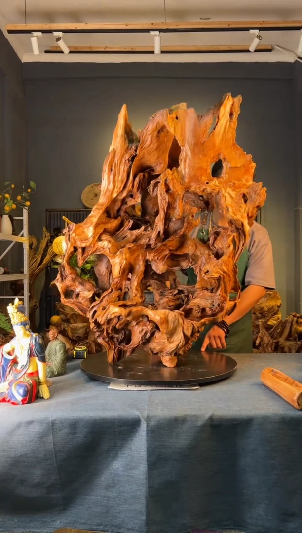 木卢师傅根艺作品（不包含人物摆件）
